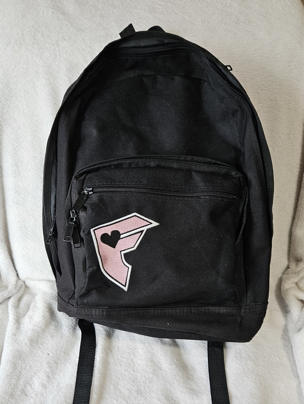 EUC Vintage Y2K Famous Stars And Straps Backpack Black & Pink Logo